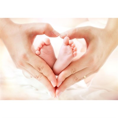 Набор для творчества Алмазная мозаика 30х40см Милые пяточки НД-6398 - фото 69904009