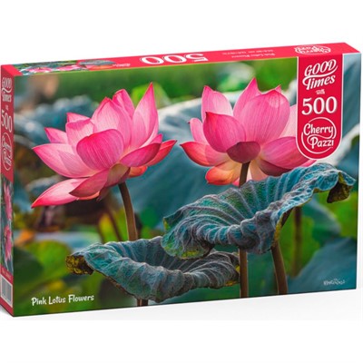 Пазл 500 Цветок розового лотуса Cherry Pazzi CH20012 - фото 69904318