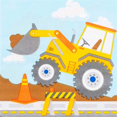 Салфетка С ДР Техника 25 см 12 шт. 1502-6354 - фото 69904530