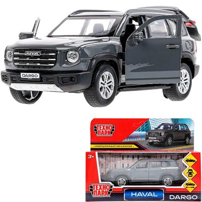 Модель DARGO-12-GY HAVAL haval dargo 12 см, двери, багаж, инерц, темно-серый Технопарк  в кор. - фото 69904635