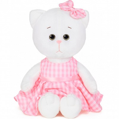 Мышель в Розовом Платье в Клеточку 20 см MT-MRT-КМ-0320247-20 - фото 69904823