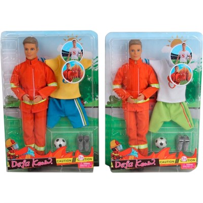 Кукла 8382 Кевин пожарный в кор. Defa Lucy - фото 69904842