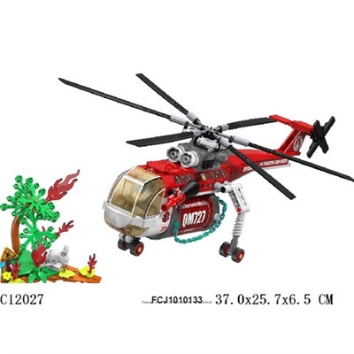 Конструктор 12027 QMAN Вертолет в кор. - фото 69904878