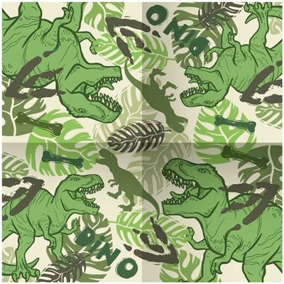 Салфетки Динозавры 33смх33см 12шт 6078867 - фото 69904947