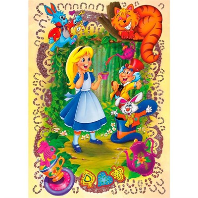 Пазл 300 Алиса Любимые сказки 92015 Степ - фото 69905019