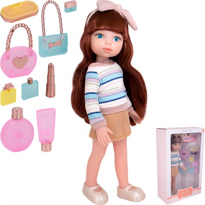 Кукла 91099-I Little Milly 35см с аксесс. в кор. - фото 69905023