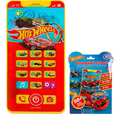 Телефон Обучающий ХОТ ВИЛС 50 песен,стихов,загадок Умка HT830-R41 - фото 69905051