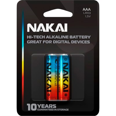 Элемент питания LR 3 NAKAI Hi-Tech 2xBL /цена за упак/ - фото 69905240