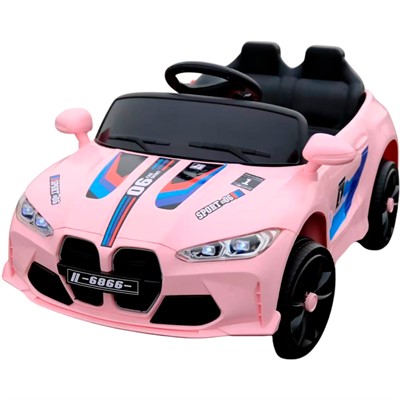 Электромобиль JMB6866-3 Машина розовый на радиоуправлении - фото 69905283