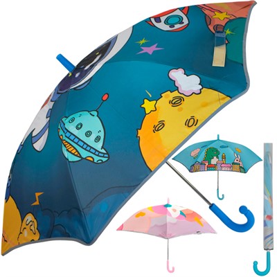 Зонт 50см FG240523376N со светоотражающим эл. - фото 69905417