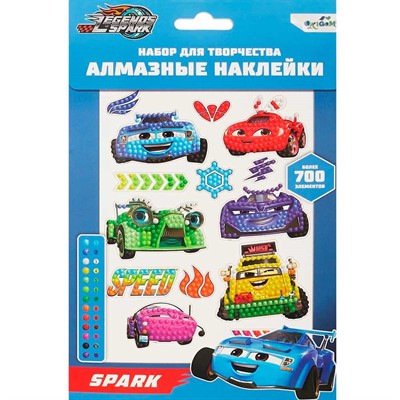 Набор для творчества Алмазные наклейки. Легенды Спарка 08738 - фото 69905517