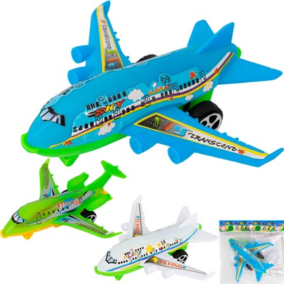 Самолет инерционный 096-1 в пак. - фото 69905752