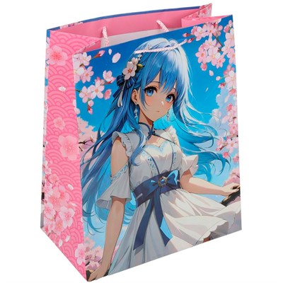 Пакет Чудо праздник гланцевый m 18*23*10 см Аниме PG-124658-ANM1 - фото 69905812