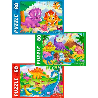 Пазл 80 Мир динозавров №52 Ф80-2006 - фото 69905835