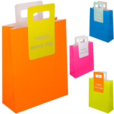 Пакет 45х32х12 см 141V-957 однотонный, цв в асс. - фото 69905905