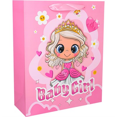 Пакет 26х10х32см Девочка 141V-852 - фото 69905980