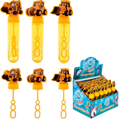 Мыльные пузыри Т25911 Мы-шарики! Колба с фиг. крышкой Экскаватор, 38 мл 1toy - фото 69906143