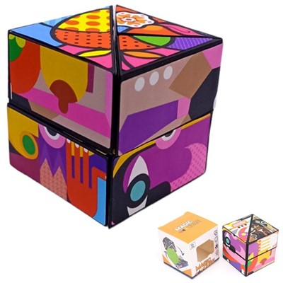Логическая игрушка 668B-52 Куб в кор. - фото 69906159