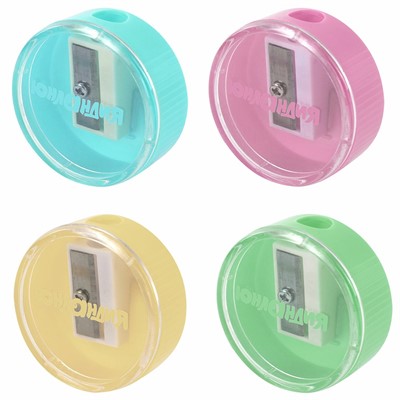 Точилка с контейнером Шарик пастель ассорти 272509 Юнландия - фото 69906199