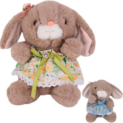 Зайчик 22 см FG250327193C-1 цвет в ассортименте - фото 69906414