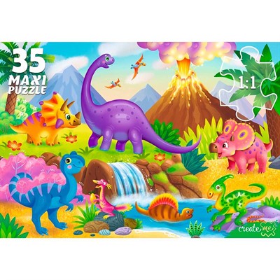 Пазл 35 Макси Динозавры №8 П35-7735 - фото 69906446