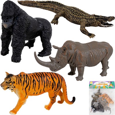 Набор животных Levatoys MK2207-12 Сафари в пак. - фото 69906502