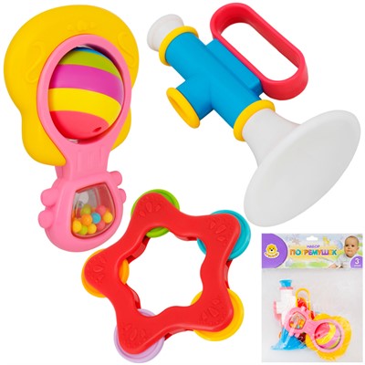 Набор погремушек Levatoys MK8430A-6 в пак. - фото 69906553