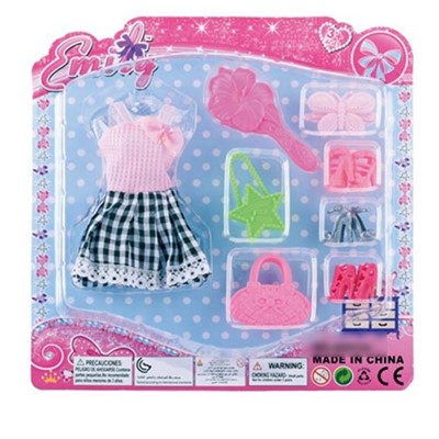 Одежда д/куклы KD036-3 на блист. - фото 69906825