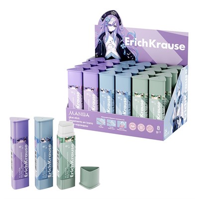 Клей-карандаш 8 гр. Prism Manga ассорти 63165 /Erich Krause/ - фото 69907007