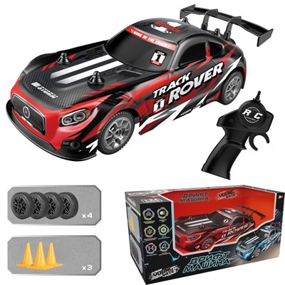 Машина на радиоуправлении Young Racer MK666-854A Дрифт красный в коробке - фото 69907021