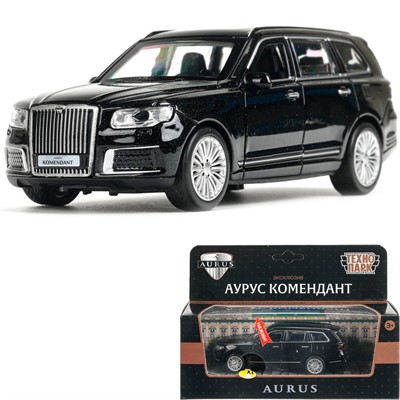 Модель KOMENDANT-143SL-BK Аурус Комендант 12,5 см, двери, багаж, инерц, черный Технопарк  в коробке - фото 69907425