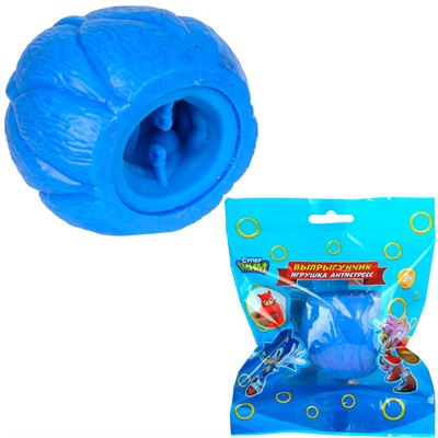 Игрушка Мялка Выскочка персонаж, цвет синий Супер Жим YM-SNJU-BL-FP-RU - фото 69907585