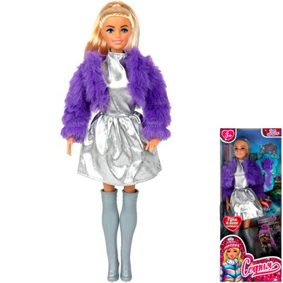 Кукла Карапуз 66001-W30-S-BB София 29 см руки и ноги сгиб. - фото 69907756