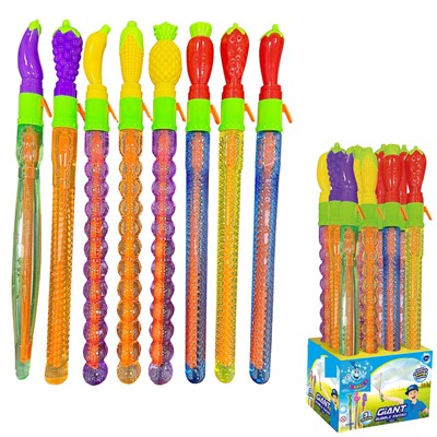 Мыльные пузыри Т22211 Мы-шарики! Гигантские с раскладным элементом Фрукты 165 см 1toy - фото 69907899