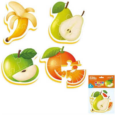 Пазл мягкий Фрукты ET02-005 - фото 69908001