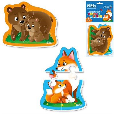 Пазл Магнитный Лесные жители ET04-005 - фото 69908003