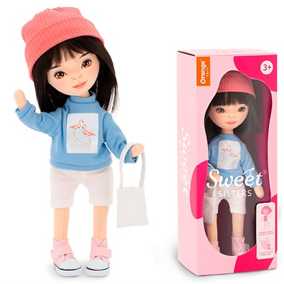 Lilu в голубой толстовке 32, Серия: Спортивный стиль SS04-28 /6/ - фото 69908069