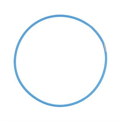 Обруч d 50см облегченный голубой У689 /10/ - фото 69908089
