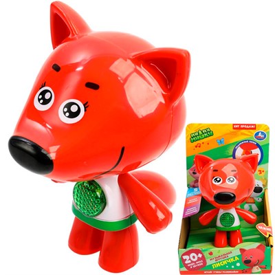 Игрушка на батарейках Лисичка 20+ песен, фраз и звуков Ми-ми-мишки Умка HT852-R-WOD - фото 69909186