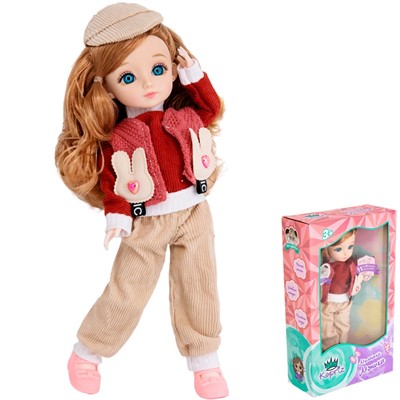 Кукла Miss Kapriz YSF18B-52 Милашка Моника с русским чипом в кор. - фото 69909372