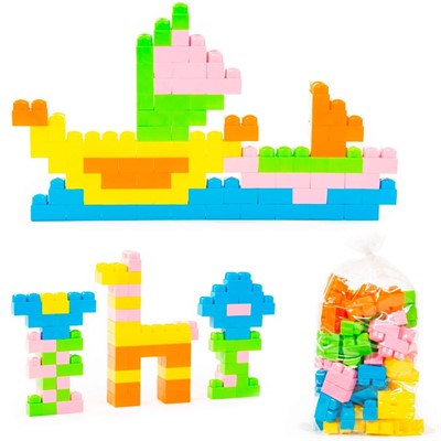 Конструктор Малютка 80 эл. 1434  П-Е /20/ - фото 69909622