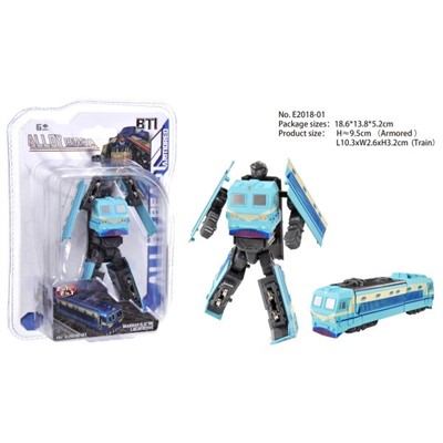 Трансформер E2018-01 Поезд на блистере - фото 69909811