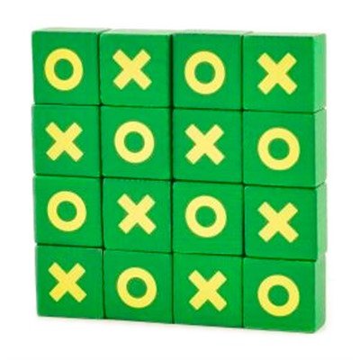 Дер. Крестики нолики 16 деталей Г-01 - фото 69910044