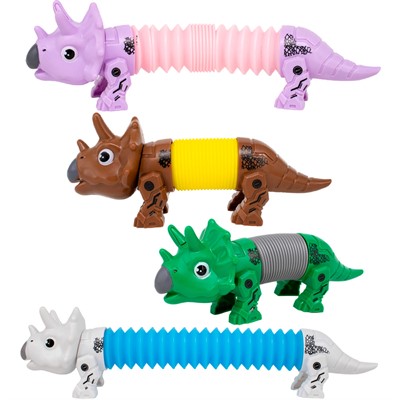 Игрушка-тянучка 777-11 носорог в пак. - фото 69910049