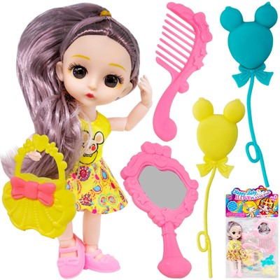 Кукла малышка 600-62 с аксесс. в пак. - фото 69910124