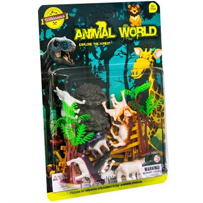 Набор животных PP-221 Дикие на блист. - фото 69910160