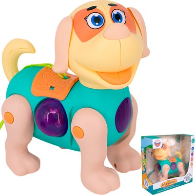Игрушка на батарейках ZYA-A3320-2 Играпузик Собачка в кор. - фото 69910238