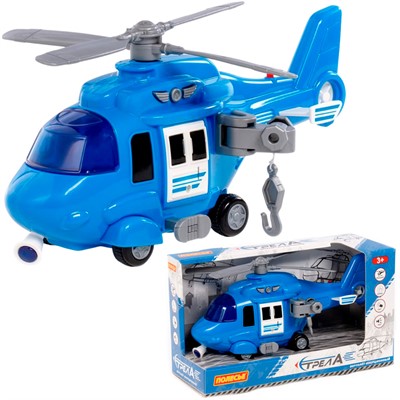 Вертолёт - полиция "Стрела" инерц., свет, звук в кор. 61816 П-Е /6/ - фото 69910428