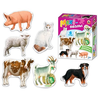 Пазлы MAXI Домашние животные 02542 - фото 69910764