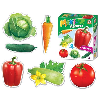 Пазлы MAXI Овощи 02545 - фото 69910766